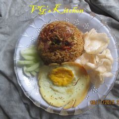 A picture of Tripe Fried Rice from Semarang (NASI GORENG BABAT - SEMARANG).