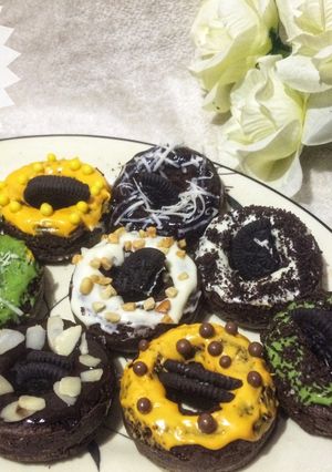 Foto resep Brownis donat