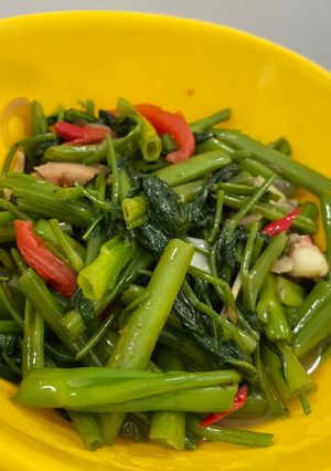 Foto resep Tumis kangkung pedas