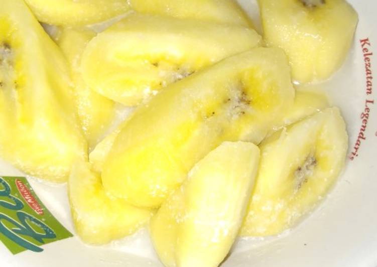 Pisang kepok+susu