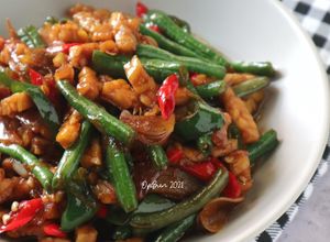 Foto resep Tumis Tempe Kacang Panjang