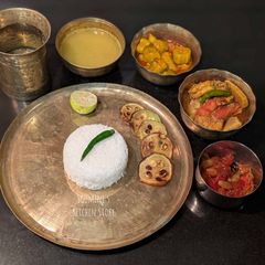 A picture of Bengali Thali Lunch Menu.