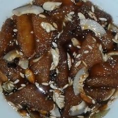 A picture of Bread ka meetha.