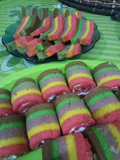 Foto resep Bolu kukus rainbow