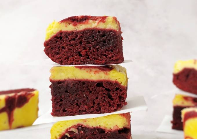 Rahasia Bikin Red Velvet  Creamcheese Brownies source : @tintinrayner Anti Gagal