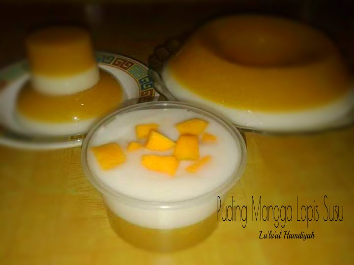 Langkah Mudah untuk Menyiapkan Puding Mangga Lapis Susu Irit Anti Gagal