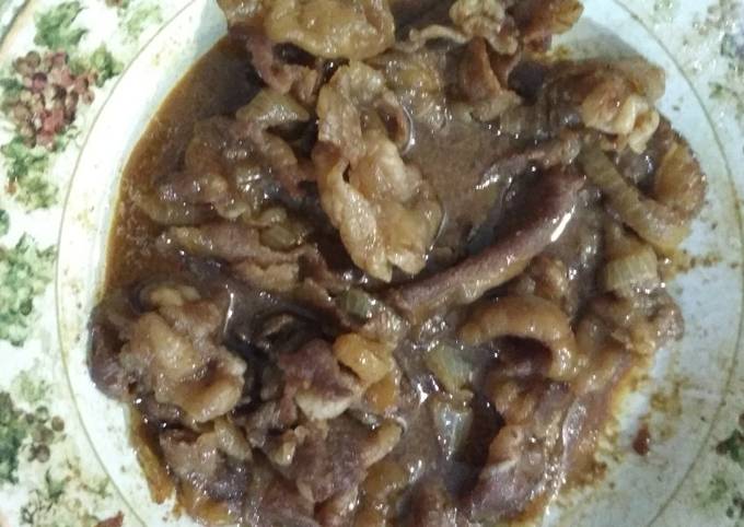 Mengolah Daging Ala Yoshinoya