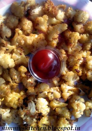 A picture of Cauliflower Popcorn.