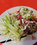 Carne asada fríes