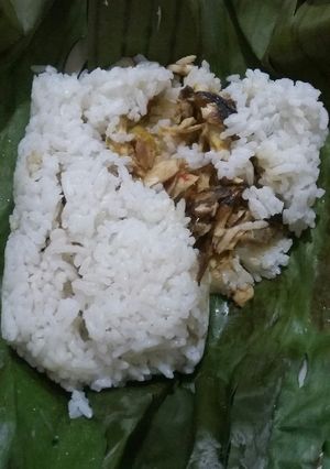 Foto resep Nasi bakar pindang