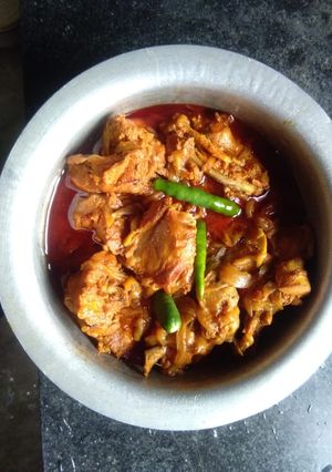 A picture of Chicken curry.