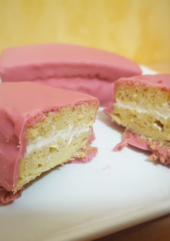 Una foto de Pastelitos Pantera rosa saludable