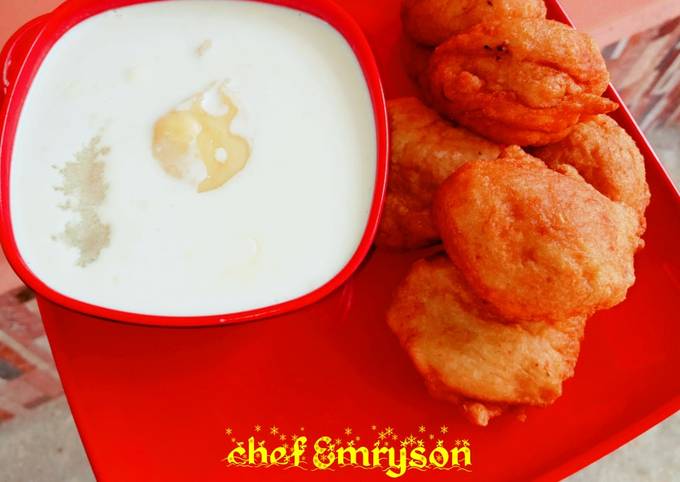 Simple Way to Prepare Homemade Akara/beans cake and pap