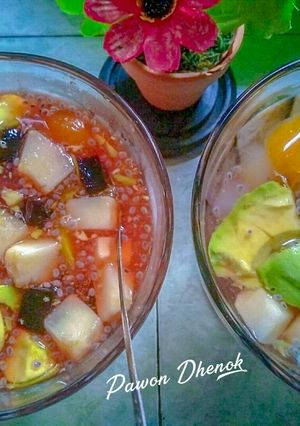 Foto resep Es campur coco pandan