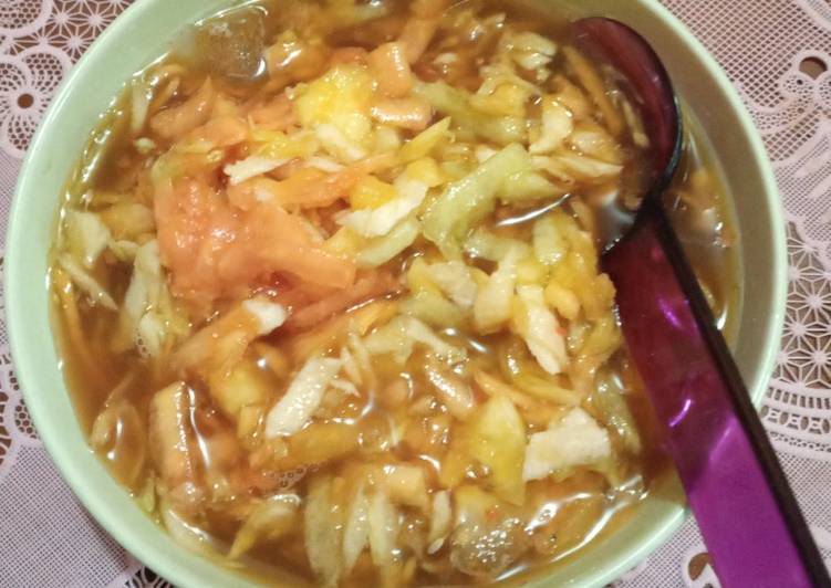 Langkah Mudah untuk Memasak Rujak serut Mudah