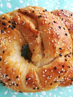 Szezámos bagel recept fotója