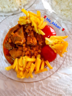 عکسی از دستور 🌱خورشت قیمه (مهارت های پایه ای آشپزی 10)