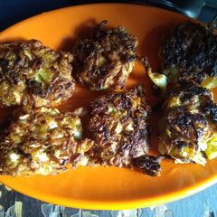 A picture of Cabbage fritters.