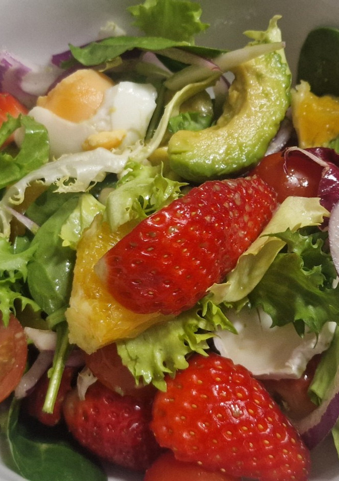 Una foto de Ensalada con frutas