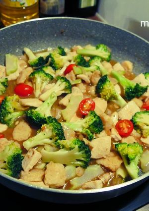 Foto resep Cah Brokoli Ayam