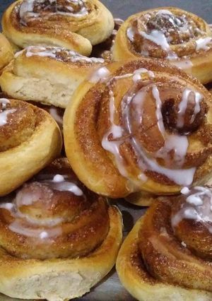 Una foto de Pan dulce glaseado. 🍩