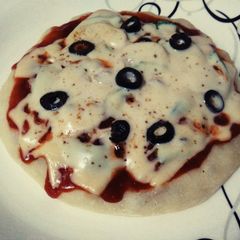 A picture of Fry Pan Pizza #ramdankitiyari.