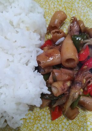 Foto resep Cumi asin pete cabai ijo