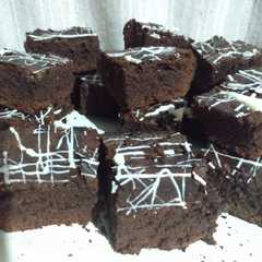 A picture of Brownie de chocolate.