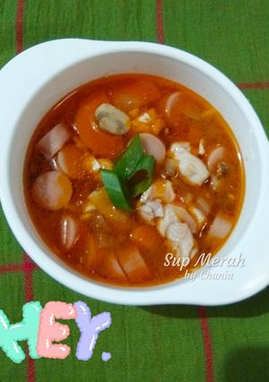 Foto resep Sup merah
