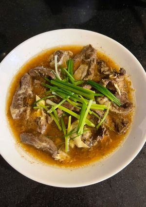 Hình của món Tim hấp hạt tiêu.