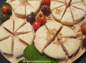 Une photo de Mini sandwichs de blinis apéritifs
