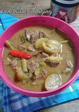 Foto resep Asem-asem Daging