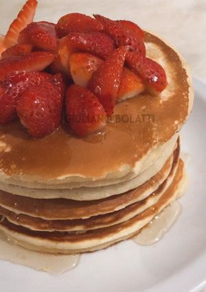 Una foto de Los mejores pancakes americanos