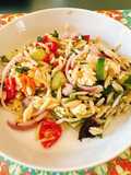Greek Salad with Orzo
