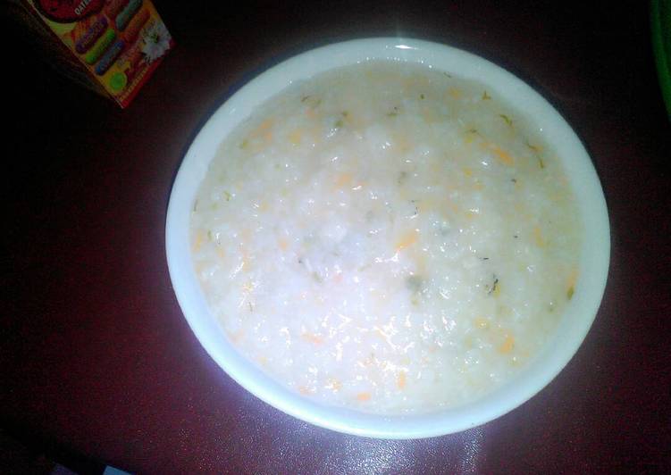 Cara Gampang Membuat Mpasi bubur nasi sayur ikan nila Anti Gagal