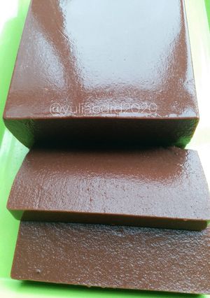 Foto resep Puding brownies lumer vla tepung custard