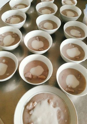 Hình của món Chè khoai cao.