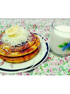 Foto resep Pancake Topping Blueberry