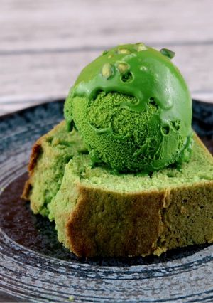 抹茶磅蛋糕 的食譜成品照片