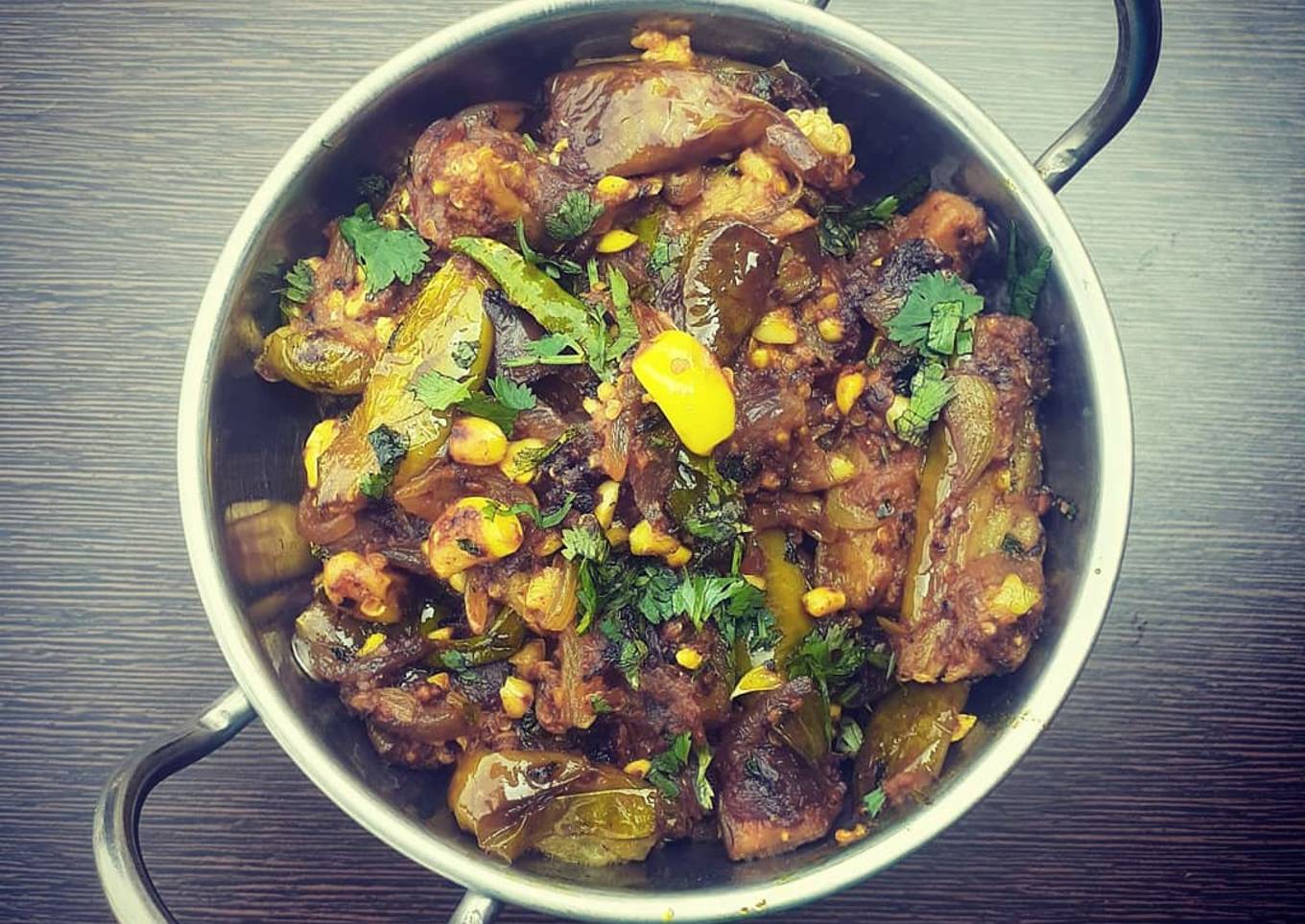 Spicy Brinjal Stir Fry