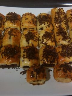 Una foto de Mini napolitanas de chocolate