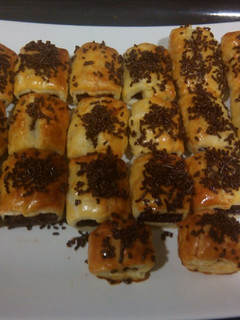 Una foto de Mini napolitanas de chocolate