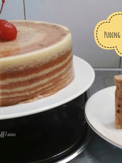 Foto resep Puding Roti Tawar Zebra