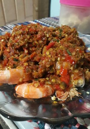 Foto resep Udang sambal istimewa 😊