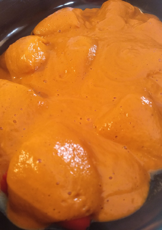 Una foto de Pimientos del piquillo rellenos de bacalao