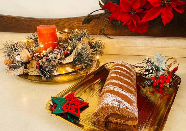 Rotolo con mascarpone e nutella