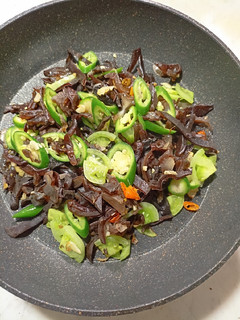 Foto resep Tumis Jamur kuping Cabe Ijo