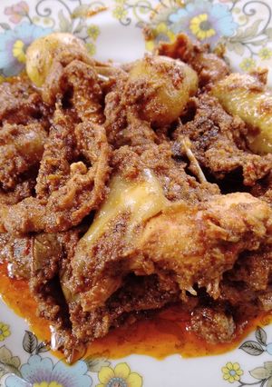 Foto resep Rendang Ayam Kentang