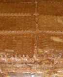 Torta de galletas de vainilla