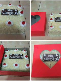 Foto resep Blackforest cake full toping keju